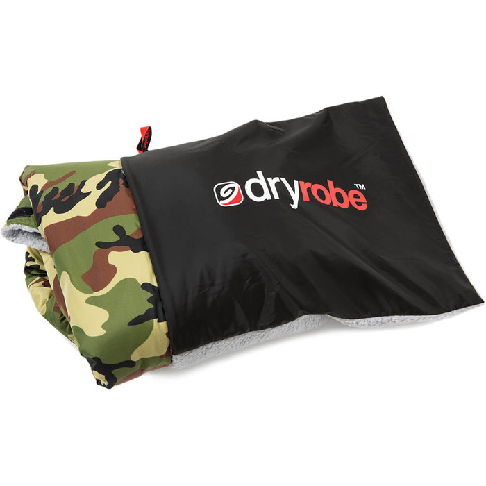 2023 Dryrobe Cushion Cover V3 DRYCC2 - Black Camo / Grey